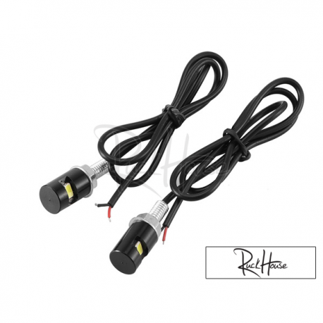 License Plate Screw with Led Black