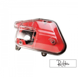 Replacement Airbox Tun'r Red / Transparent Minarelli Vertical