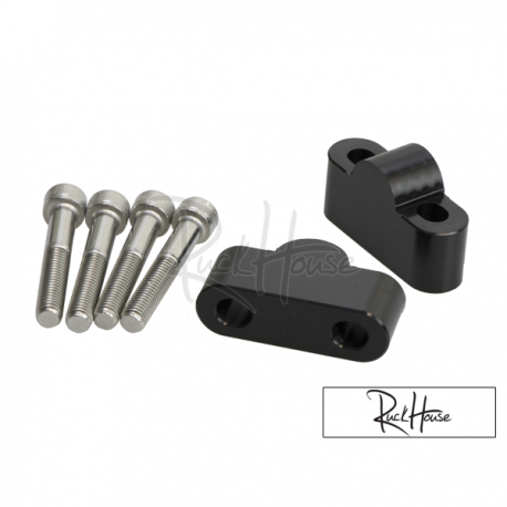 Racebarz Riser 0.85” Black Honda Grom