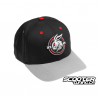 Cap Scooter Tuning Snapback Curved Type 4 (Red)