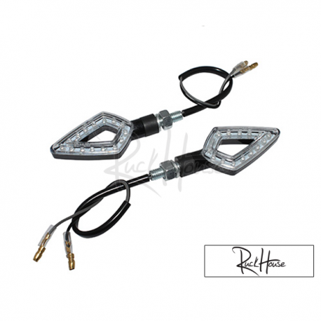 (2X) Indicators Replay Arrow Leds Clear (Orange leds)