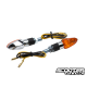 (2X) Indicators Replay Mini Arrow Orange / Chrome
