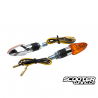 (2X) Indicators Replay Mini Arrow Orange / Chrome