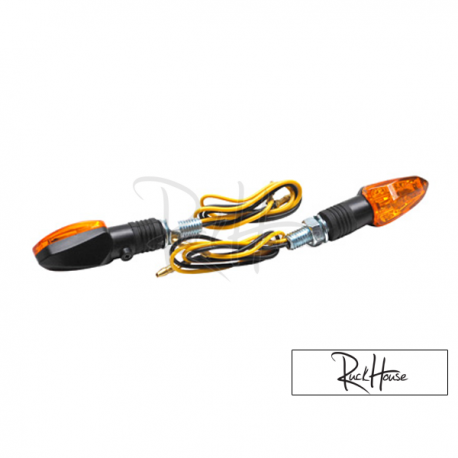 (2X) Indicators Replay Mini Arrow Orange / Black