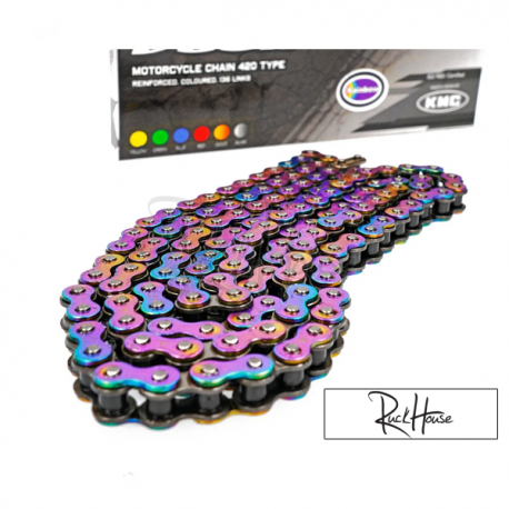 Chain Voca Racing 420 Reinforced 136 link Titanium