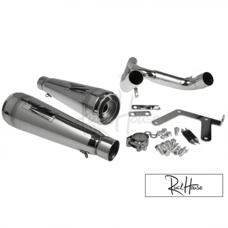 Exhaust Hotlap Dual Slip on Honda Grom