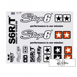 Big sticker sheet Stage6 MKII black (for light surfaces)
