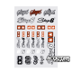 Sticker set Stage6 small