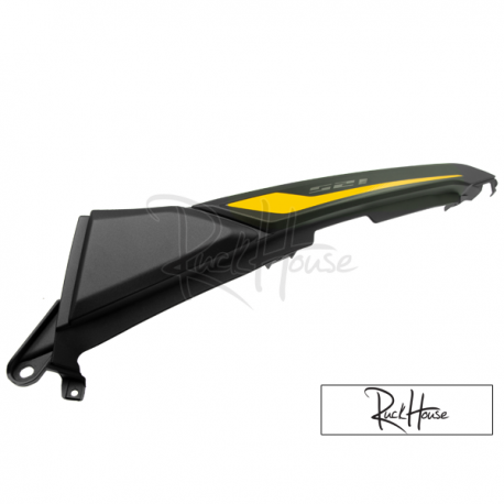 Rear Right Shroud Black with Yellow Decals (Honda Grom 2014-2016)
