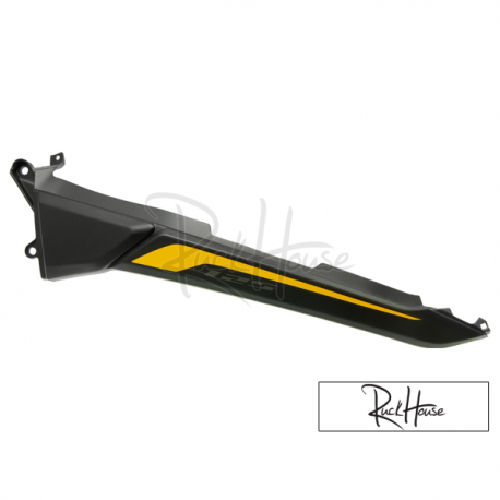 Rear Left Shroud Black with Yellow Decals (Honda Grom 2014-2016)
