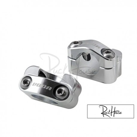Handlebar clamp VOCA HB28 silver (7/8 to 1-1/8'')
