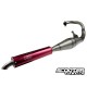 Exhaust Sport 70-90cc Straight Silencer Red (Dio-Elite)
