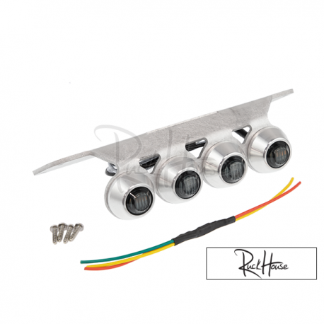 Tail Light FLP Lusso CNC Aluminium Smoked Honda Ruckus