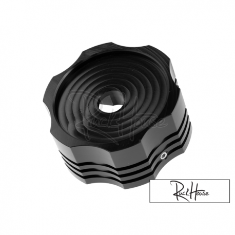 Keyless Gas Cap Ruckhouse V2 CNC Black Honda Ruckus