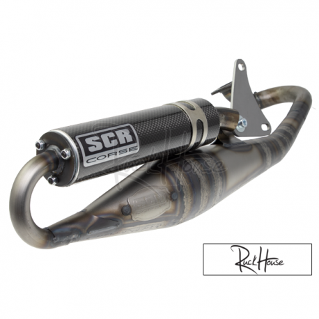 Exhaust SCR Corse Hand Made 50 Carbon Minarelli Horizontal