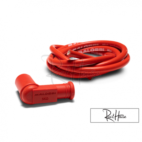 Spark plug cap & cable Malossi Rubber (Solid Tip)