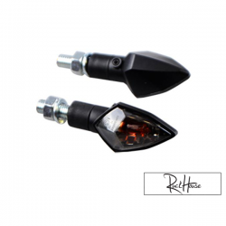 (2X) Indicator Light Tun'r Ruby Black Tinted