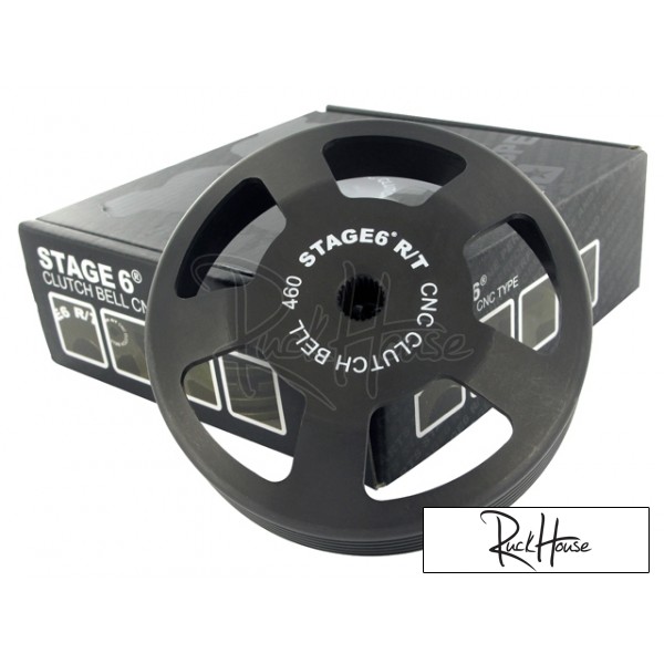 Clutch bell Stage6 R/T CNC type 460 107mm Piaggio-Honda-GY6 50cc