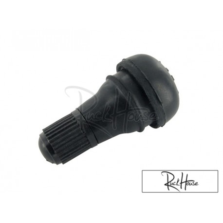 Tyre valve Motoforce straight (short) black