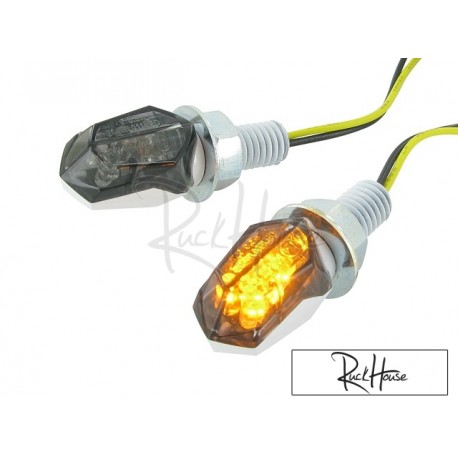 Indicators STR8 LED Mini II Black-Line, white / black