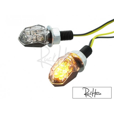 Indicators STR8 LED Mini II black / transparent