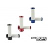 Handlebar grips STR8 CNC white