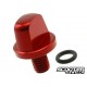 Oil filler screw STR8 New-Style, Minarelli, red