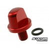 Oil filler screw STR8 New-Style, Minarelli, red