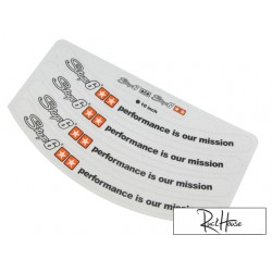 Rim stickers Stage6 12/13 inch rim (white)