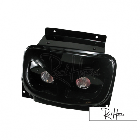 Twin headlamps (lenses), BCD Rx, MBK Booster (built since 2004), black
