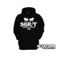 Hoody Stage6 R/T, Black, Unzipped