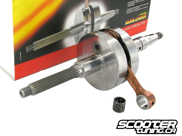 Crankshaft Malossi MHR RHQ 12mm, 85mm conrod Minarelli Horizontal