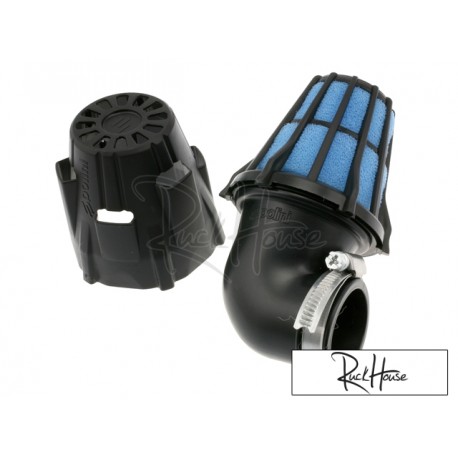 Racing air filter Polini short  90deg 37mm