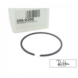 Ring de Piston Polini Sport 70cc cast-iron (47x1.2mm) Minarelli / Piaggio (1X)