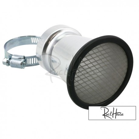 Bell mouth STR8, incl mesh insert, connection size 50mm
