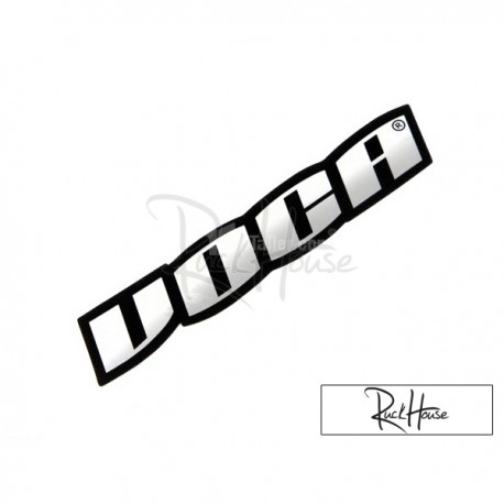 Sticker Voca Racing Black/Chrome 11x4cm