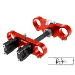 Pitbike Fork yoke Voca Racing CNC (45/48mm) 170mm (Red) Pitbike