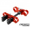 Pitbike Fork yoke Voca Racing CNC (45/48mm) 170mm (Red)