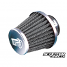 Airfilter Tun'r KN Style straight Chrome (28-35mm)