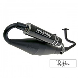 Exhaust Naraku Crossover Black/Carbon GY6 50cc