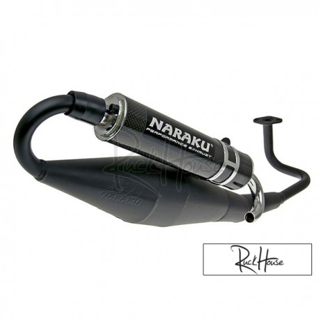 Exhaust Naraku Crossover Black/Carbon GY6 50cc