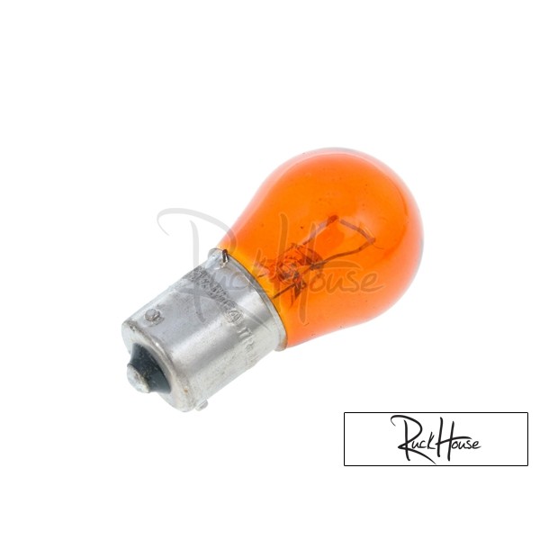 Turn Signal Bulb BAU15S (12V21W) PY21W Orange Ruckhouse
