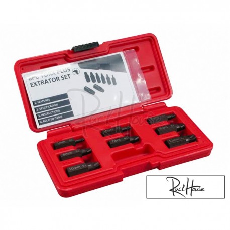 Extractor Bit Set Buzzetti to Remove Damaged Bolts