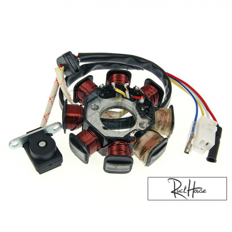 Alternator Stator Version 1 GY6 50cc