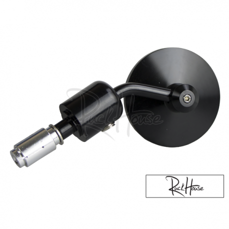 CNC Bar End Mirror Black Left or Right (7/8)