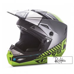 Helmet Fly Kinetic Elite Onset Black/Grey/Hi-Viz
