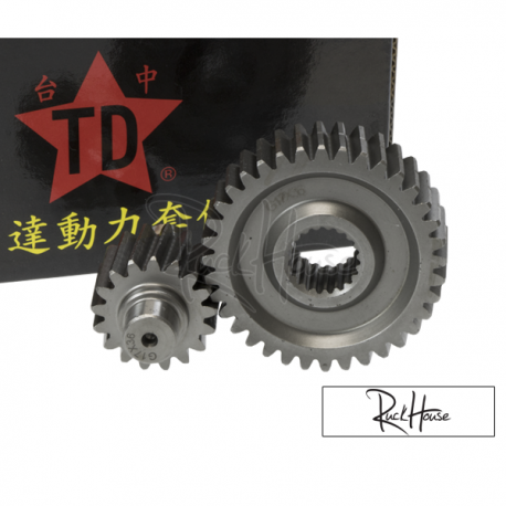 Secondary Gear Kit Taida 16/37 +25% for GY6 125-150cc