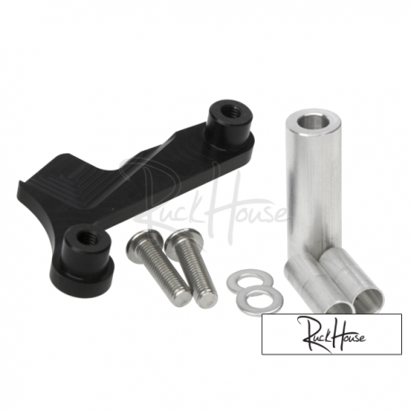 Drum Brake Adaptor TRS Black Honda Ruckus