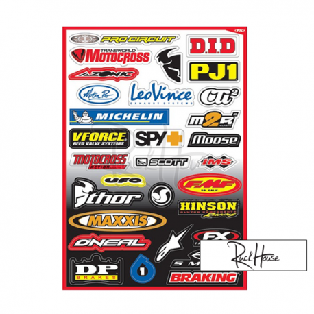 Sticker kit FX Sponsor (B)