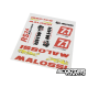 Malossi sticker set